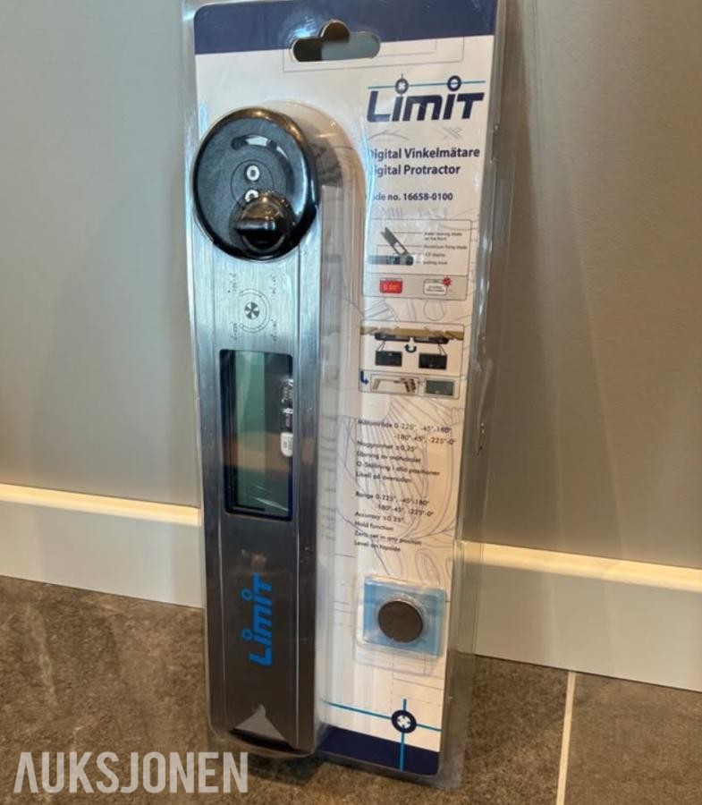 Limit digital vinkelmåler 250 x 250 mm